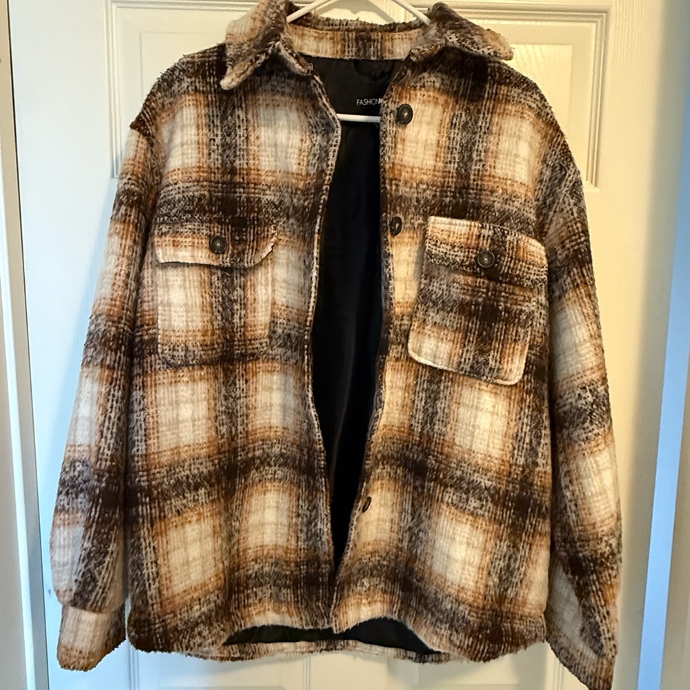 Brown Plaid Jacket